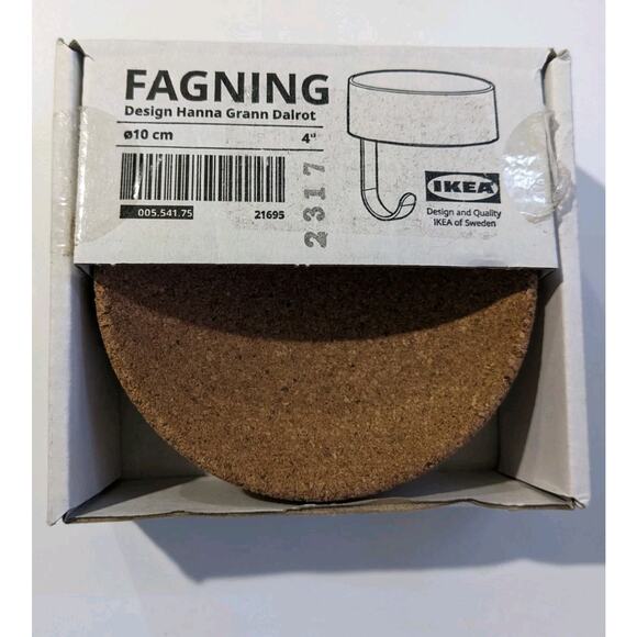 Ikea FAGNING Portable table hook Cork NIB - Picture 1 of 3